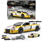 Hot Wheels Brick Shop Sæt - Elite Series - '15 Audi R8 LMS - 820 - - OneSize - Klodser