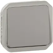 Legrand PLEXO55 trykkontakt no 10A 2 modul grå