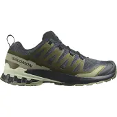 Salomon - Trail løbesko - Xa Pro 3D V9 India Ink/Olive Night/Aloe Wash til Unisex - Størrelse 46 2/3 - Kaki