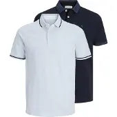 Jack & Jones Bluser & t-shirts 'JJEPaulos' pastelblå / mørkeblå