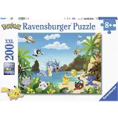 Ravensburger Puslespil - 200 Brikker - Pokémon - - OneSize - Puslespil