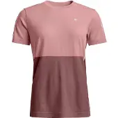 Ortovox 185 Rock'n'Wool Short Sleeve, dame, lyserød