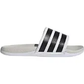 Adidas Pantoletter 'ADILETTE COMFORT 2.0' sort / hvid