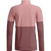 Ortovox 185 Rock'n'Wool Zip Neck, dame, lyserød