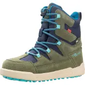 TROLLKIDS Snowboots 'Finnmark' blå / khaki