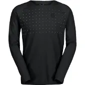 SCOTT - MTB tøj - Trail Vertic Pro LS Tee M Black til Unisex - Størrelse L - Sort