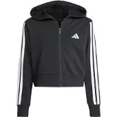 Adidas Sportssweatjakke 'Essentials' sort / hvid