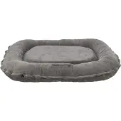 Trixie Hundkudde - - Vital LENNOX - Chenilletyg - Oval - 70 x 55 cm - Grå