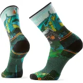 Smartwool Hike Targeted Cushion Trail Trekker Print Crewsokker