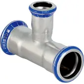 Geberit Tee rustfri 76,1-42-76,1 mm mapress