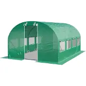 TOOLPORT 3x4m, Foliedrivhuse, PE-teltdug, grøn