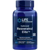 Life Extension , Optimeret Resveratrol Elite, 60 Vegetariske Capsuler
