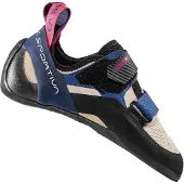 La Sportiva - Klatresko - Katana Woman White/Storm Blue til UnisexUld - Størrelse 36,5 - Hvid