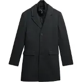 Superdry Superdrytil mænd. M5012265A Tailored 2 In 1 coat Town mørkegrå (S), Casual, Bomuld