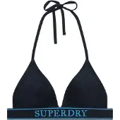 Superdry Superdrytil kvinder. W3010464A Trekant-bikini Logo marineblå (XS), Badetøj, Genanvendt polister