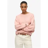 Superdry Superdrytil kvinder. W6110650A Løs sweater i pink (M), Casual, Akryl