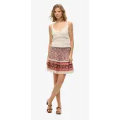 Superdry Patchwork Kort Nederdel