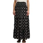 Superdry Superdrytil kvinder. W7210394A Sort nederdel med blomsterprint (S), Casual, Stof