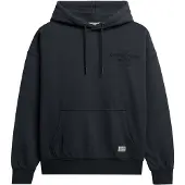 Superdry Superdrytil kvinder. W2012575A Luxe Casual Relaxed hættetrøje marineblå (M), Bomuld