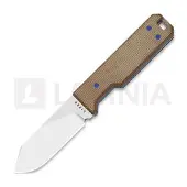 Kizer Cutlery Abrams 1133A2 Stonewashed 14C28N, Norplex UltreX Micarta, fixed knife