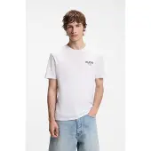 HUGO Regular fit T-shirt i bomuld med logoprint
