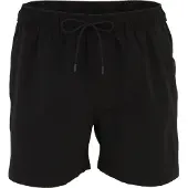 Calvin Klein Swimwear Badeshorts mørkerød / sort