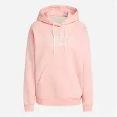 Adidas Dame grafisk løstsiddende hoodie Sem Pink Spark Mel