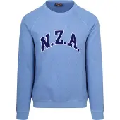 New zealand auckland NZA Sweater French Rib Logo Blå måle