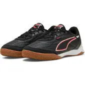 Puma PRESSING Futsal Boots Unisex, Women, Black/Ultra Red/White, 43