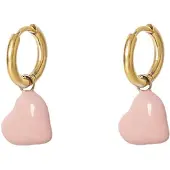 Cala Rose Øreringe 'COEUR' lyserød