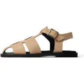 L37 HANDMADE SHOES Slipper 'BREATH OF SUMMER' beige