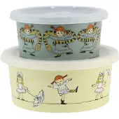 Pippi Cirkus snackbox 2-pak Multi