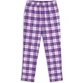 LEAFLETIC Pyjamasbukser lilla-meleret
