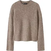 LMTD Bluse - Strik - Kort - NlfKleave - Mocha Meringue - - 13-14 år (158-164) - Bluse