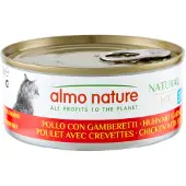 Almo Nature HFC Natural kylling med rejer vådfoder til katte (150 g)