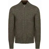 State of Art Vest Structure Melange Brun måle