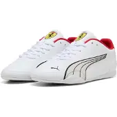Puma Scuderia Ferrari Catch Sneakers Unisex, Ferrari, White/Rosso Corsa, 41