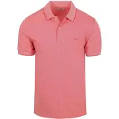 Gant 2Tone Piqué Pooshirt Rød yserød måe
