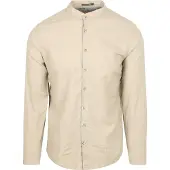 No-excess Skjorte Hørblanding Beige åle
