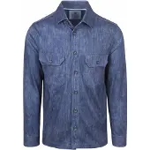 Desoto Cord Overshirt i Optics Blå ørkeblå åle