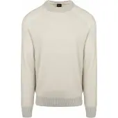 BOSS Trøje Akajer Ecru Beige måe