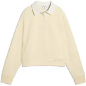 Puma Class Relaxed Fleece-langarm-polo, størrelse Medium