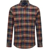 Hackett Rust Multi Plaid Skjorte Med Lange ærmer