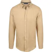 Steppin' Out Skjorte Hør Bomud Beige måe