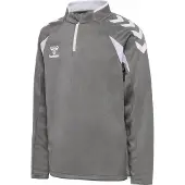 Hummel Sportsweatshirt 'Core 2.0' mørkegrå / hvid