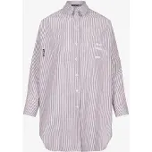FEMSSY Tunika 'TUNIC STRIPE DRESS BLUE' lilla