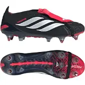 Adidas Predator Elite Fold-over Tongue SG Immortal DNA - Sort/Hvid/Rød - Soft Ground (SG), størrelse 42