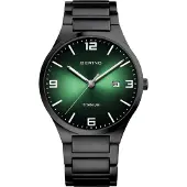 Bering Herreur 15240-728 Titanium Grøn/Titanium Ø40 mm