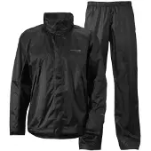 Didriksons Main Mens Set, regnsæt, sort