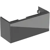 Geberit Underskab Acanto 1+1 skuf 120cm lava/gla